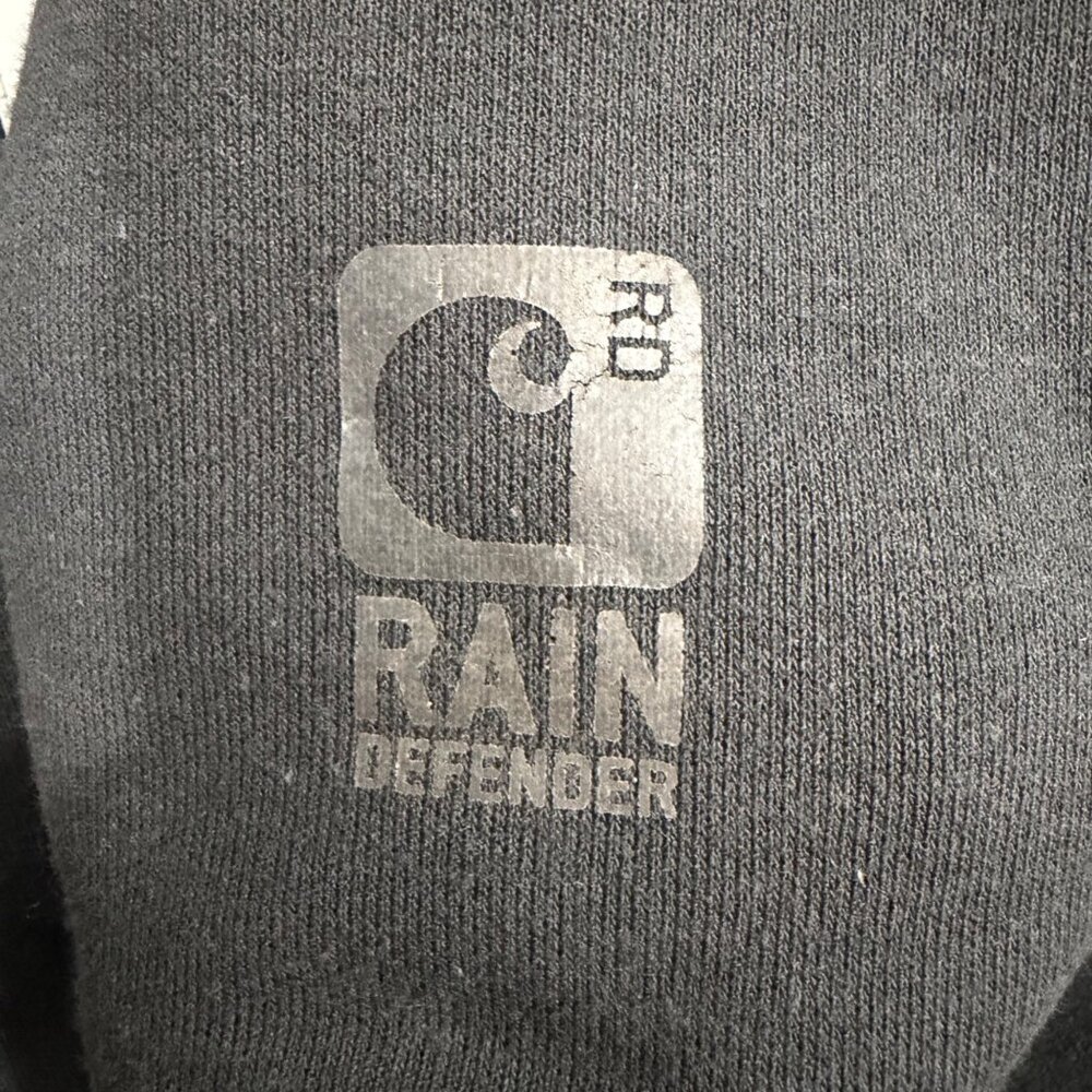 Carhartt Rain Defender 3-Season Midweight Hoodie - Black - Men's XL - Full Zip - Picture 8 of 8
